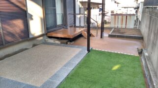 Ｍさま邸　愛犬と夏を遊ぶ庭