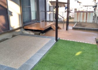 Ｍさま邸　愛犬と夏を遊ぶ庭